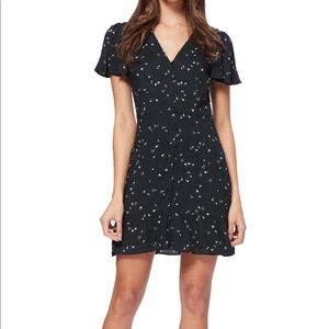 PAIGE NWT flutter sleeve mini dress